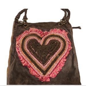 Ipa Nima Brown Suede Ribboned Boho Festiva…